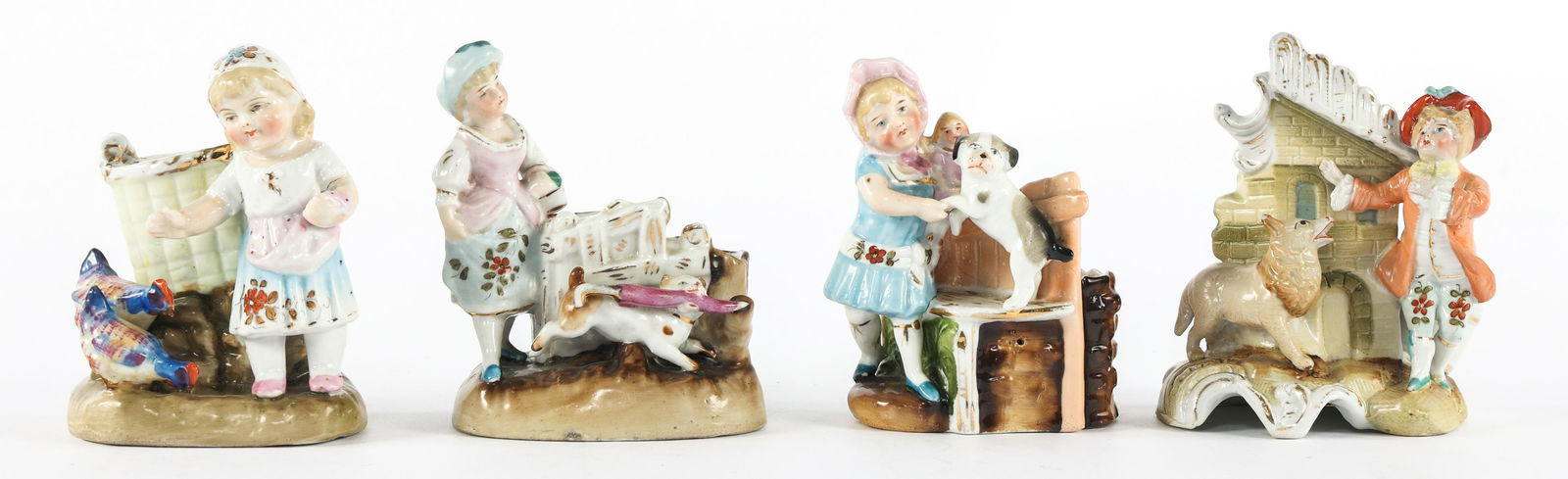 PORCELAIN MATCH STRIKERS - LOT OF 4 (1 of 5)