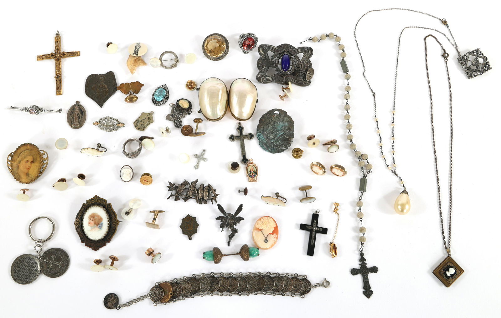 EARLY 20TH C. COSTUME JEWELRY (1 of 5)