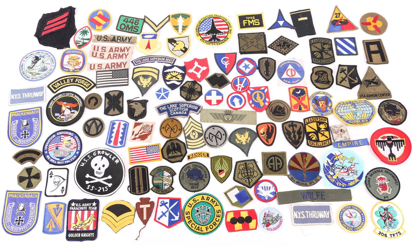 US MILITARY PATCHES BONANZA LOT (1 of 6)
