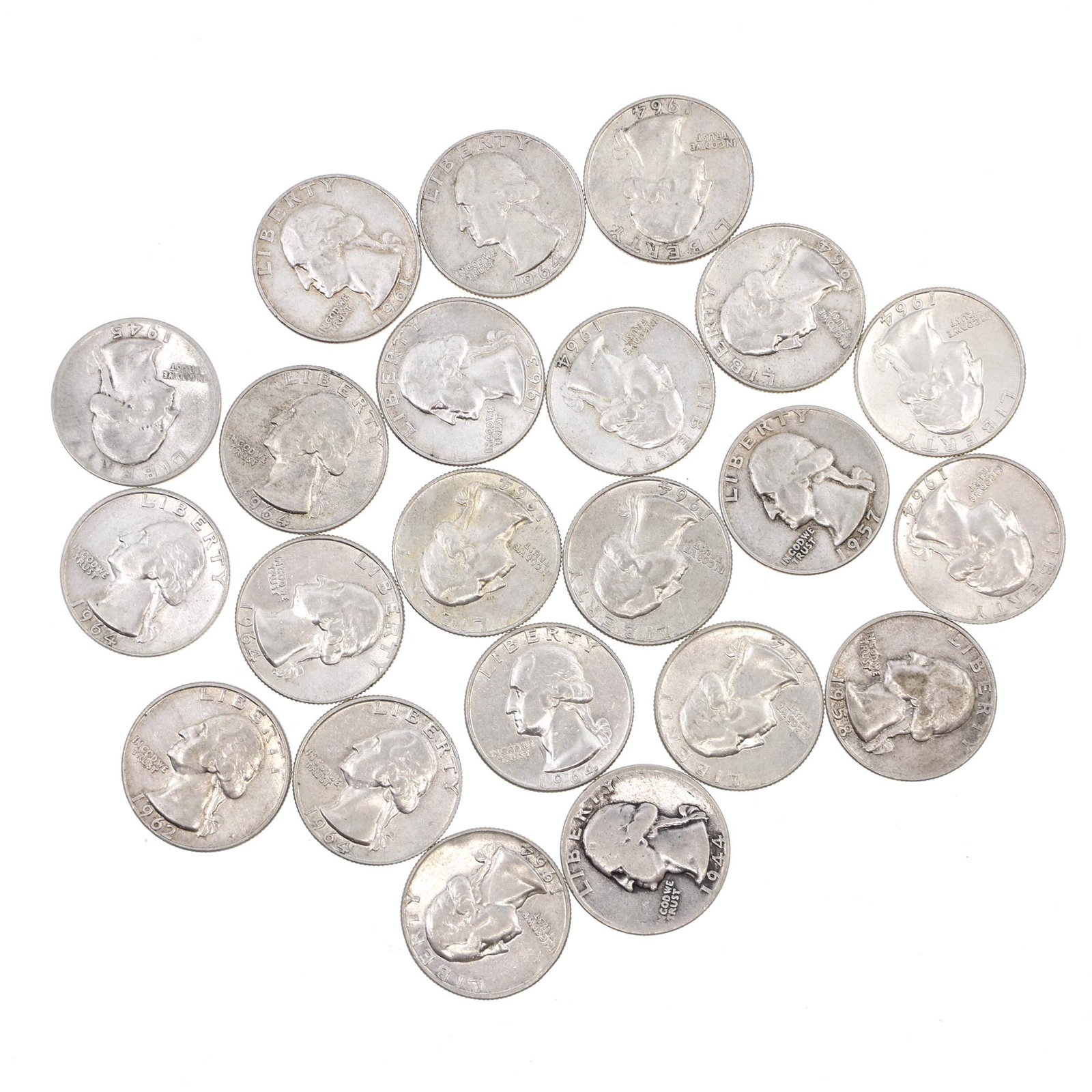 US 90% SILVER WASHINGTON QUARTERS (1 of 2)