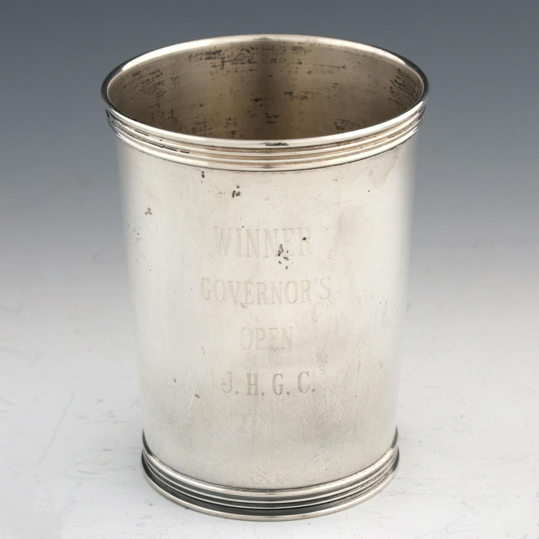MANCHESTER CO STERLING SILVER GOVERNOR'S OPEN JULEP CUP (1 of 6)