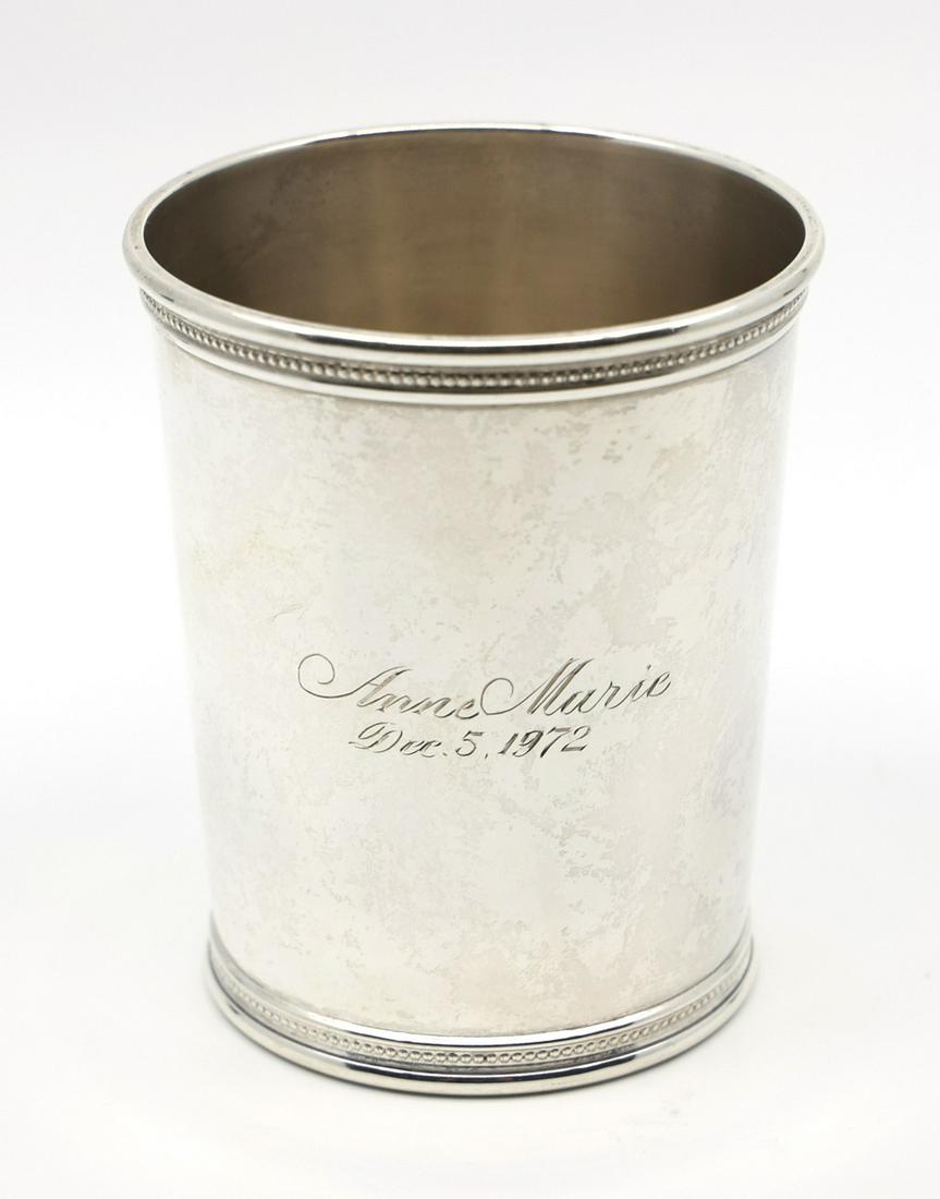 MARK J. SCEARCE STERLING SILVER JULEP CUP (1 of 4)