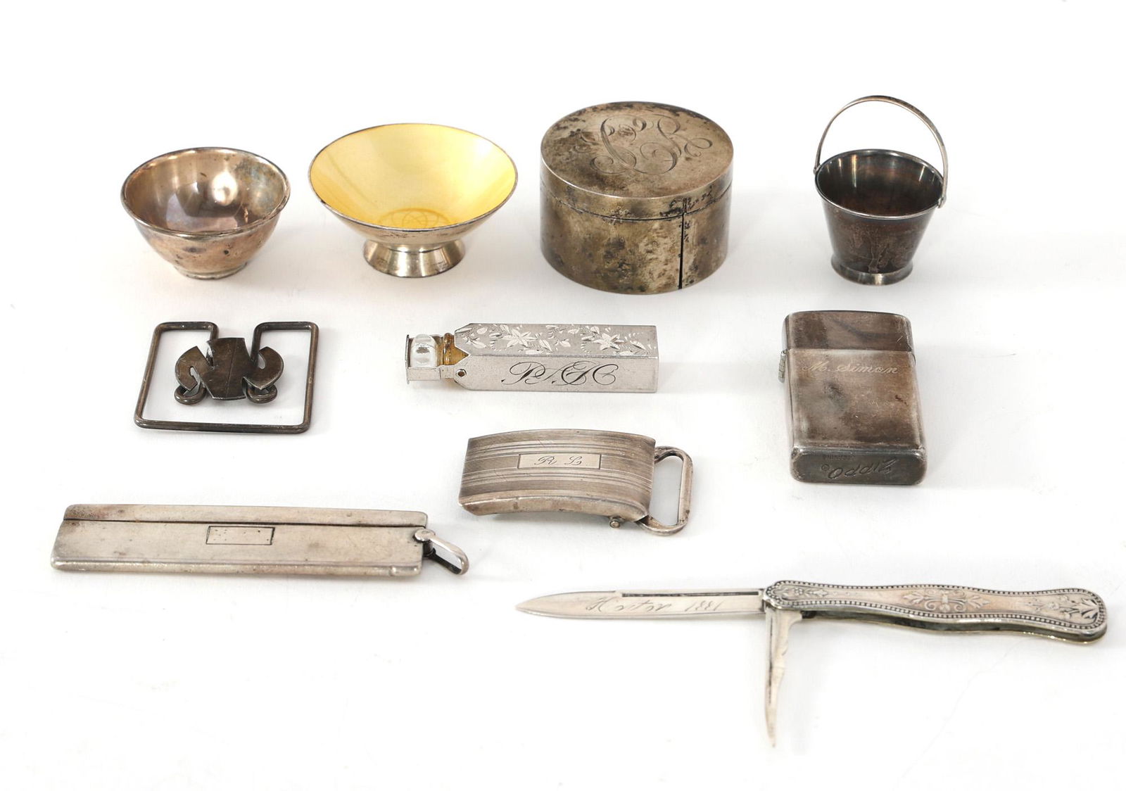 STERLING SILVER DESK, DINING, & PERSONAL ACCESSORIES (1 of 19)