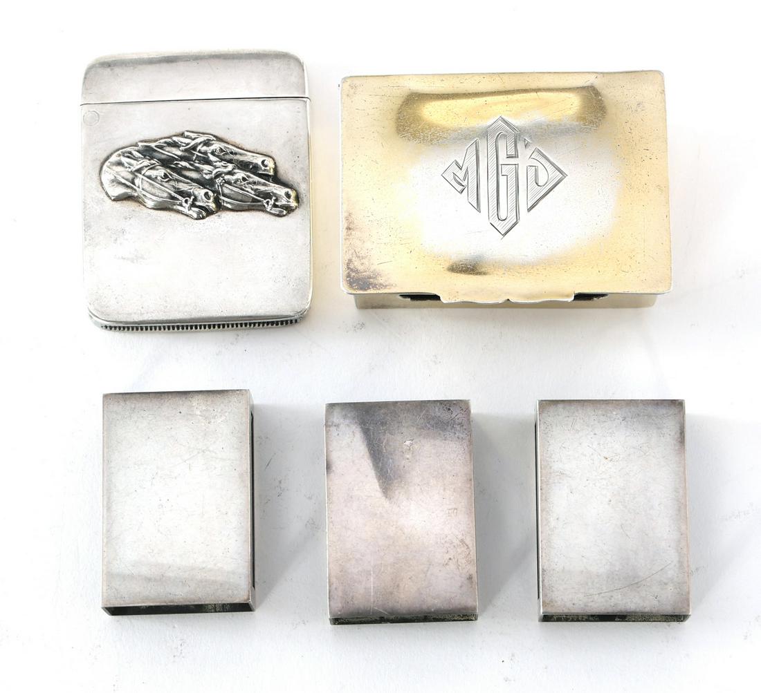 STERLING SILVER MATCH SAFE & MATCHBOOK COVERS (1 of 7)