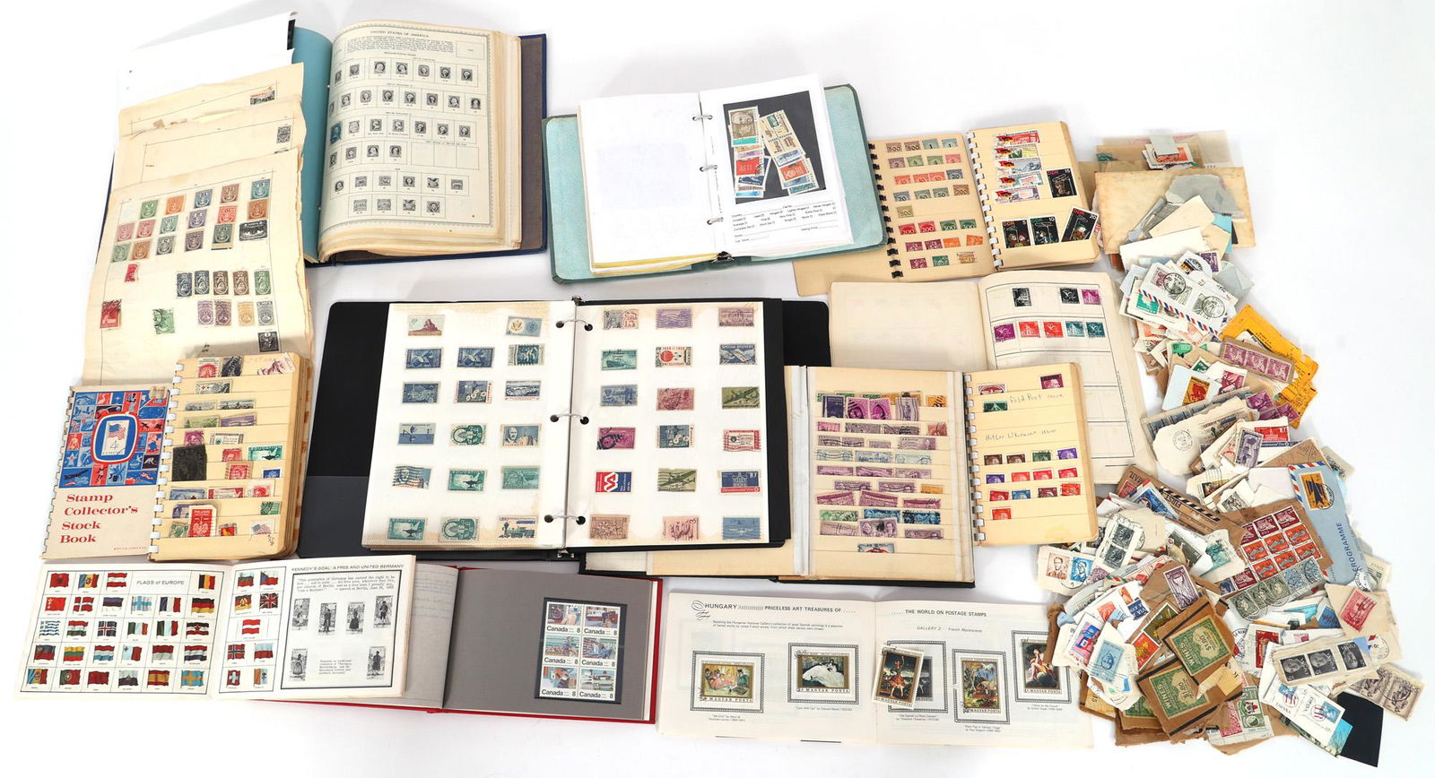 PHILATELIC STAMPS - STOCK BOOKS, LOOSE, BINDERS & MORE (1 of 6)