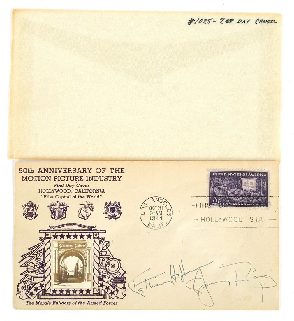 1ST DAY COVER SIGNED KATHARINE HEPBURN SPENCER TRACY (1 of 4)