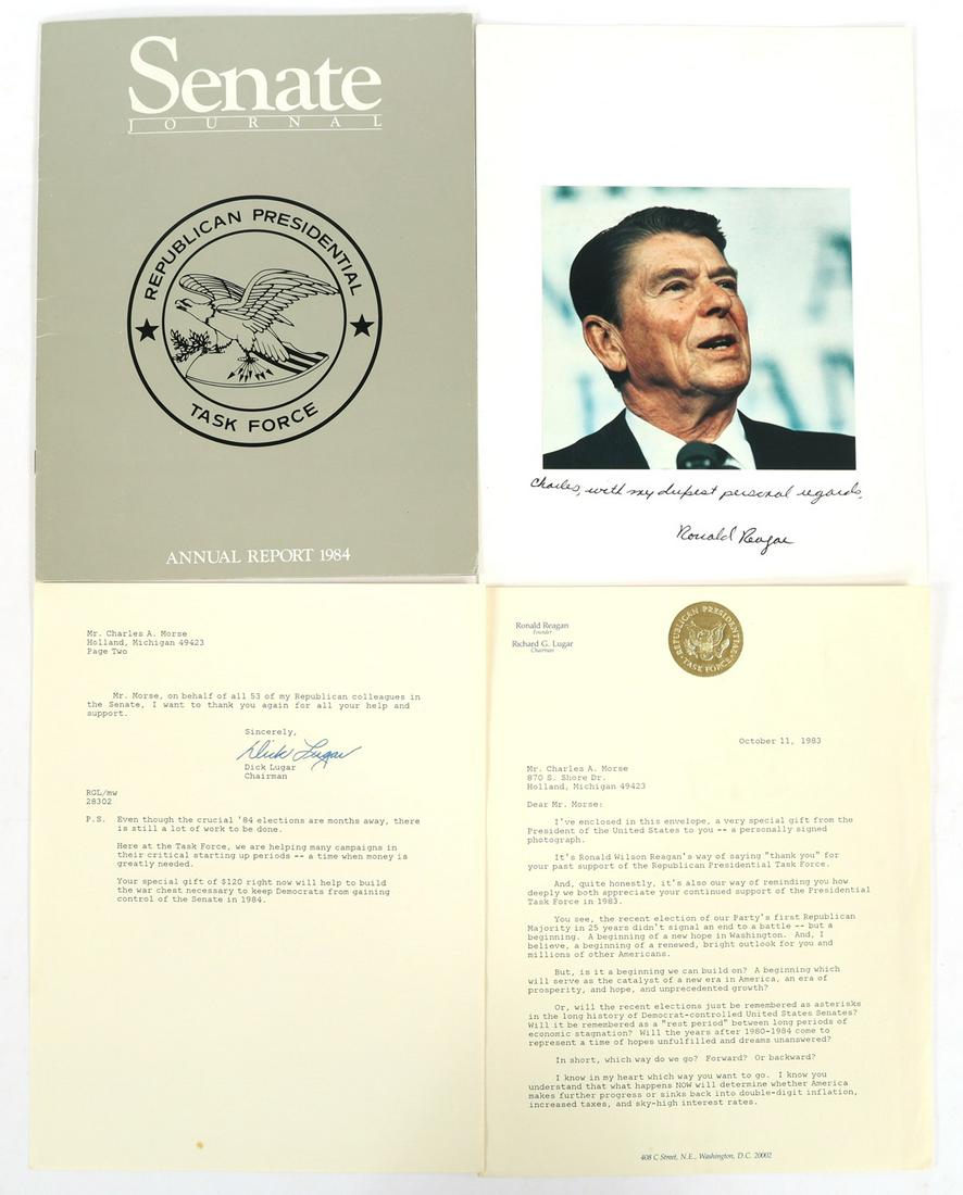 1983 PRESIDENTIAL & CONGRESSIONAL SIGNED DOCUMENTS (1 of 5)