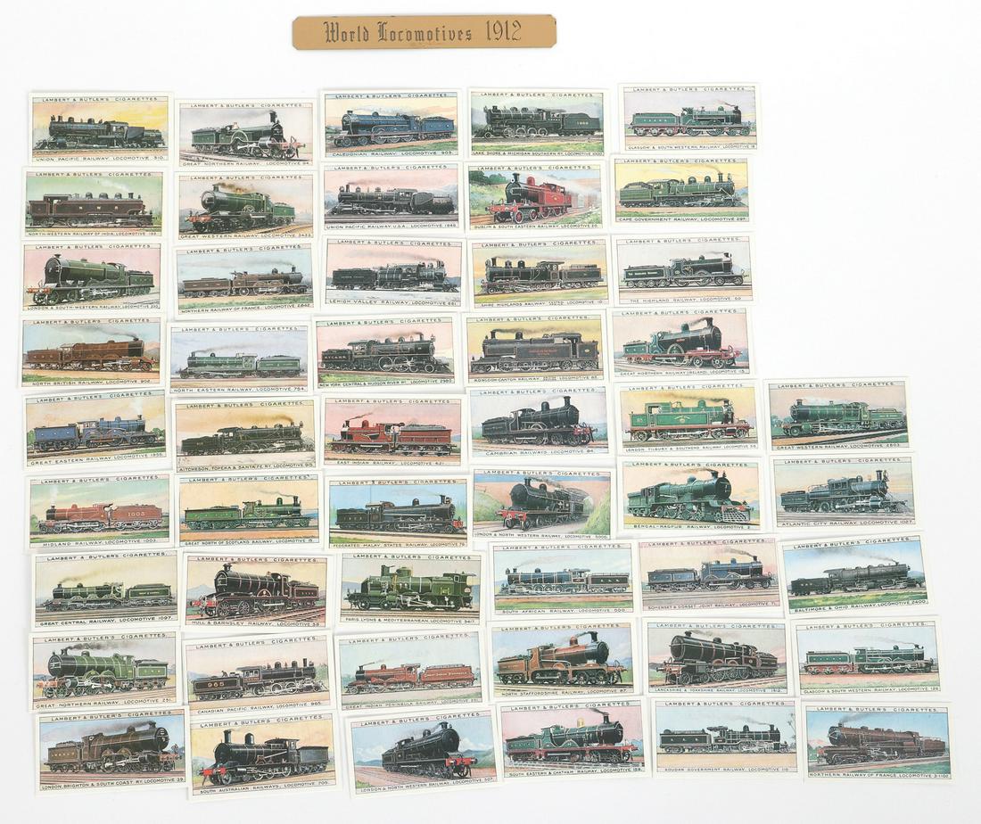 LAMBERT & BUTLER WORLD LOCOMOTIVES CIGARETTE CARDS (1 of 5)