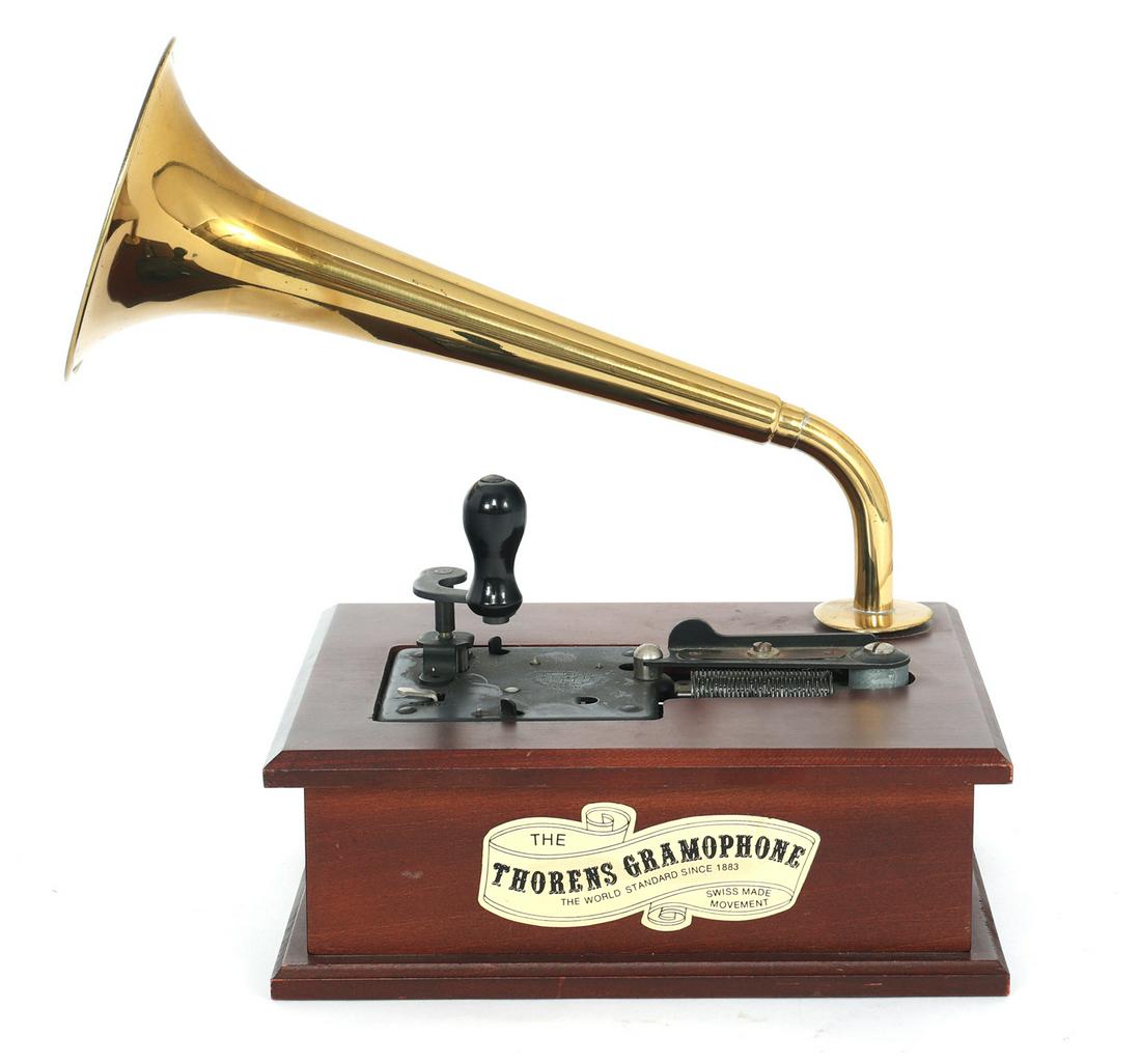 THORENS GRAMOPHONE DISC MUSIC BOX (1 of 5)