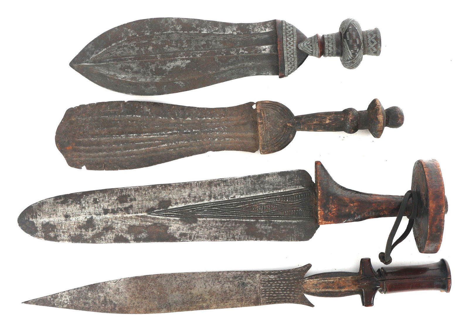 AFRICAN CONGO TRIBAL KNIVES & DAGGERS (1 of 5)