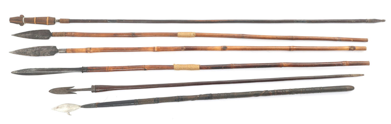 TRIBAL HUNTING & FISHING SPEARS (1 of 8)