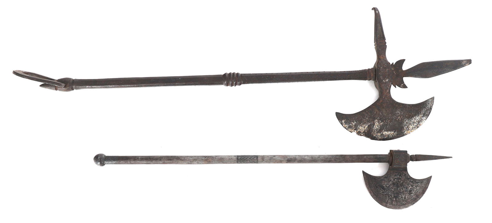 19th C. INDO-PERSIAN TABAR BATTLE AXES (1 of 5)