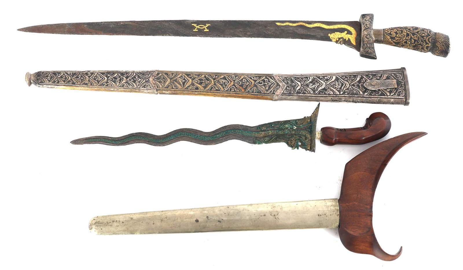 FILIPINO DECORATIVE SWORDS WITH SCABBARDS (1 of 12)
