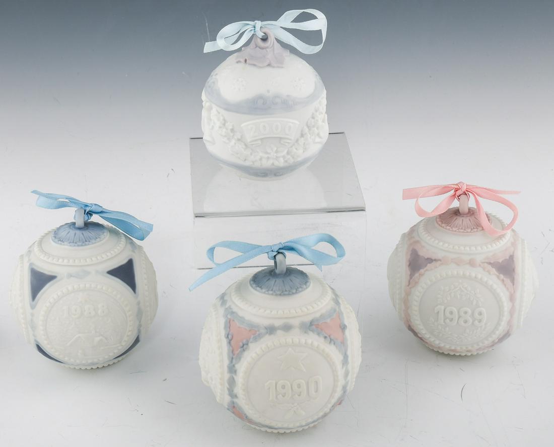 LLADRO PORCELAIN ORNAMENTS - LOT OF 4 (1 of 6)