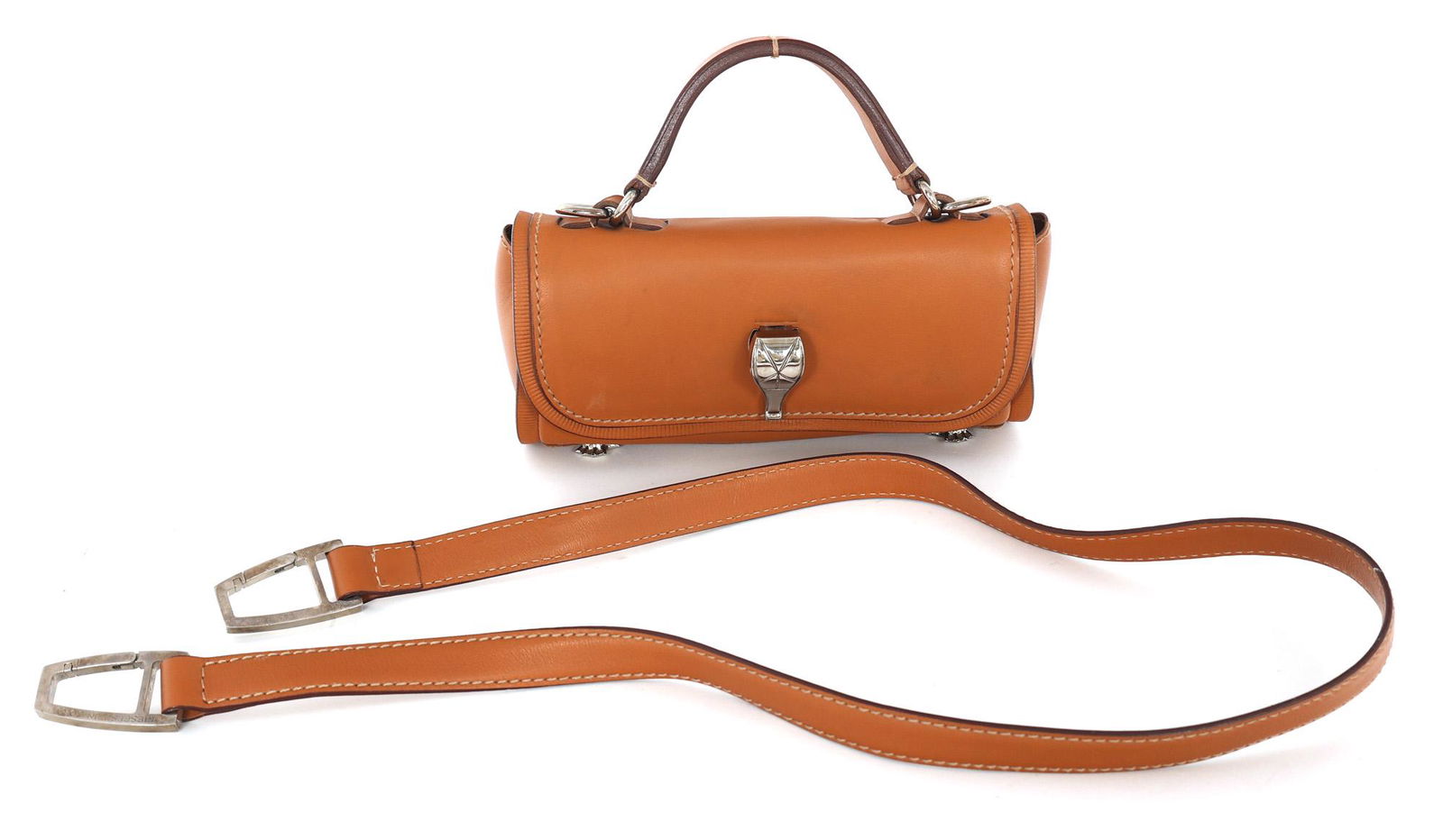 BARRY KIESELSTEIN-CORD LEATHER ALLIGATOR TROPHY BAG (1 of 12)