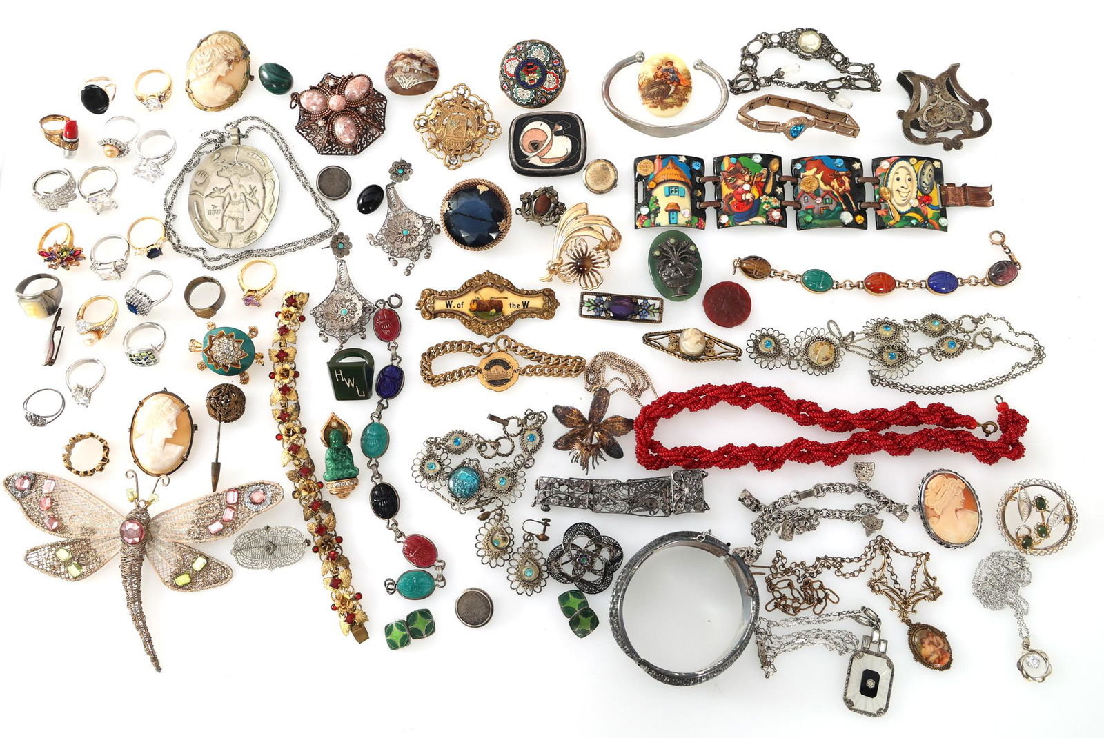 COSTUME JEWELRY - BRACELETS, NECKLACES, RINGS, & MORE (1 of 6)