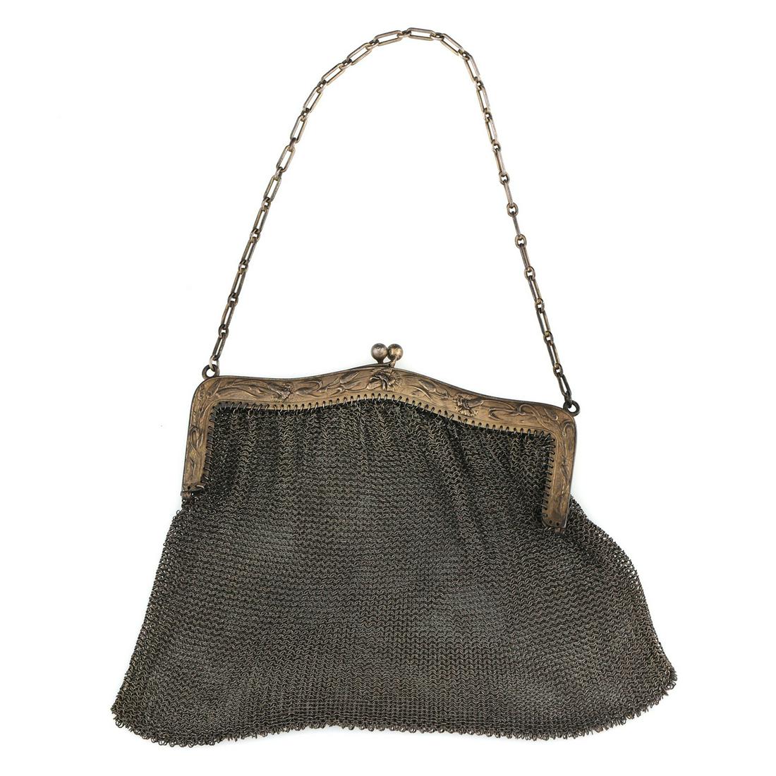 STERLING SILVER CARTER, HALE & CO. MESH HANDBAG (1 of 3)