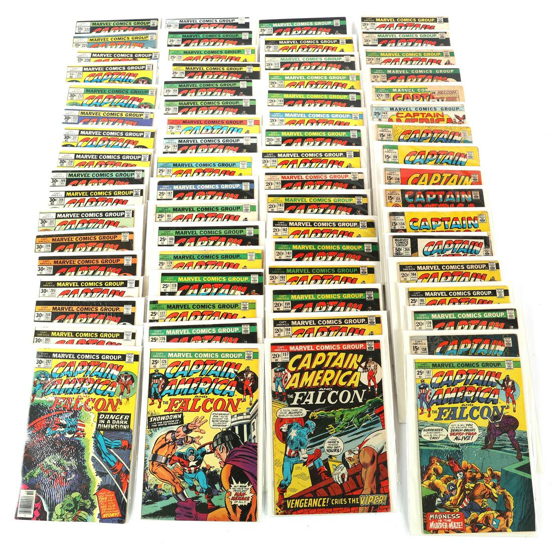 MARVEL CAPTAIN AMERICA AND FALCON COMIC BOOKS (1 of 6)