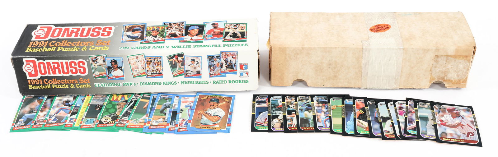 DONRUSS BASEBALL CARDS - LOT OF 2 BOXES (1 of 3)