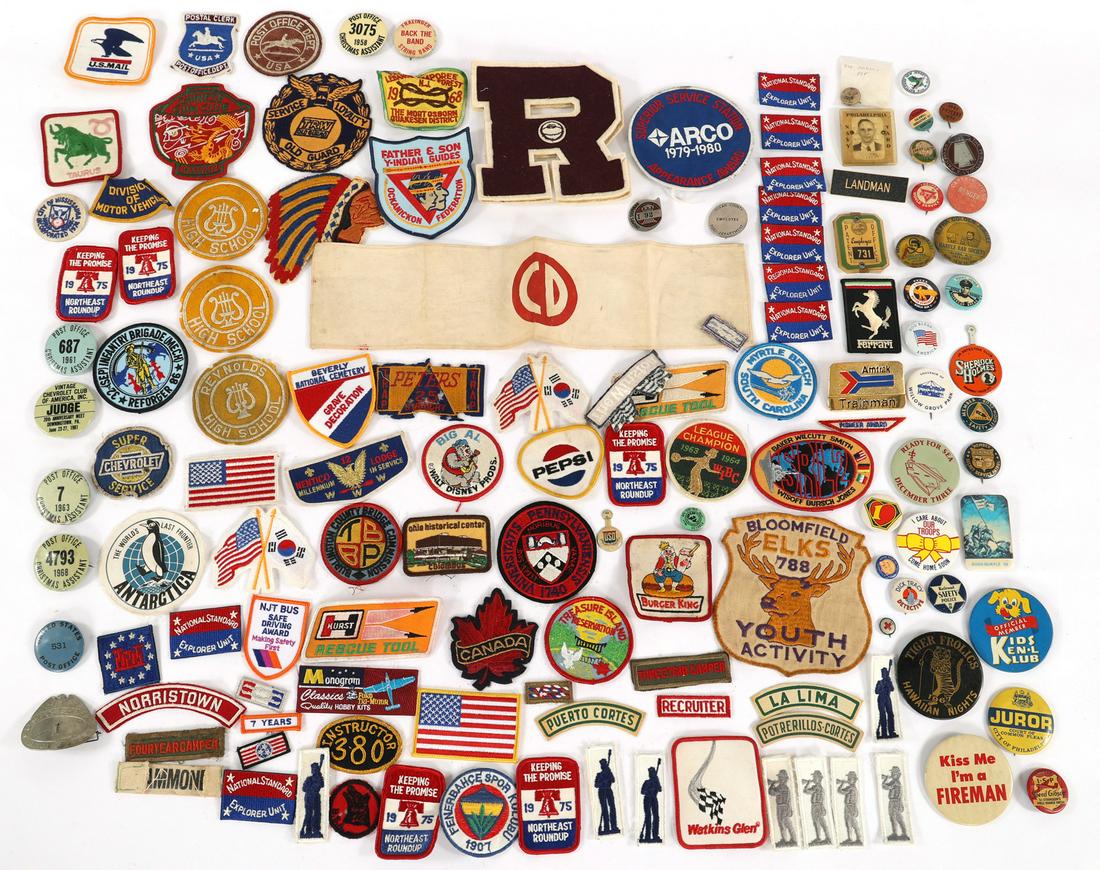 TRAVEL AND SOUVENIR PATCHES, BUTTONS, AND PINS (1 of 6)