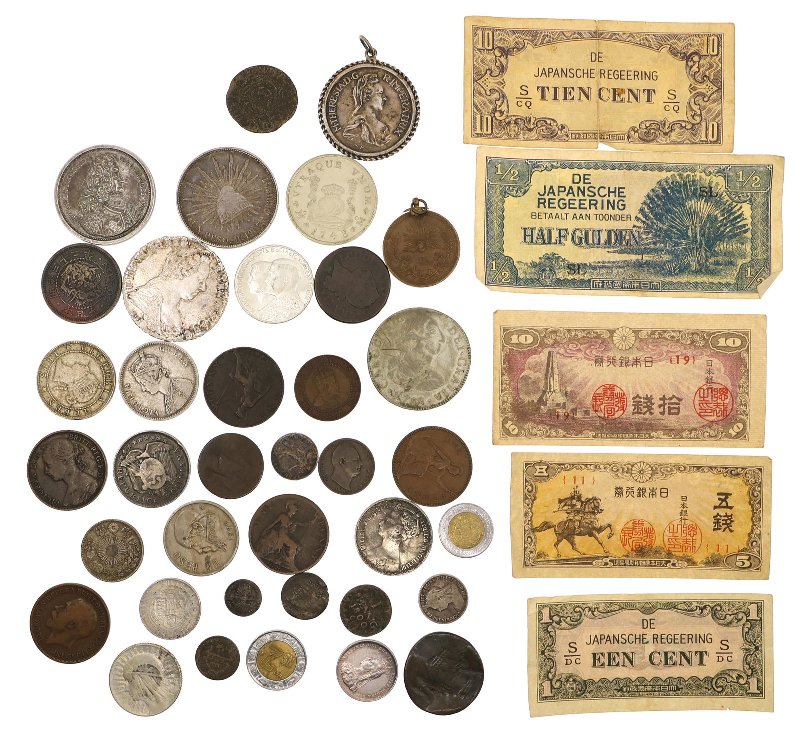 WORLD COINS - SILVER, COPPER, & FANTASY (1 of 7)