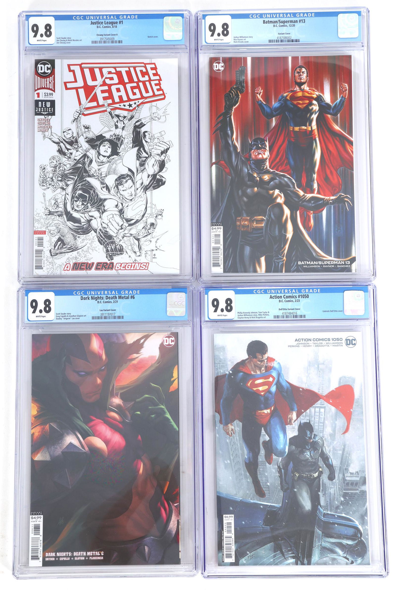 DC COMIC BOOKS - SUPERMAN, ACTION COMICS CGC GRADED (1 of 4)