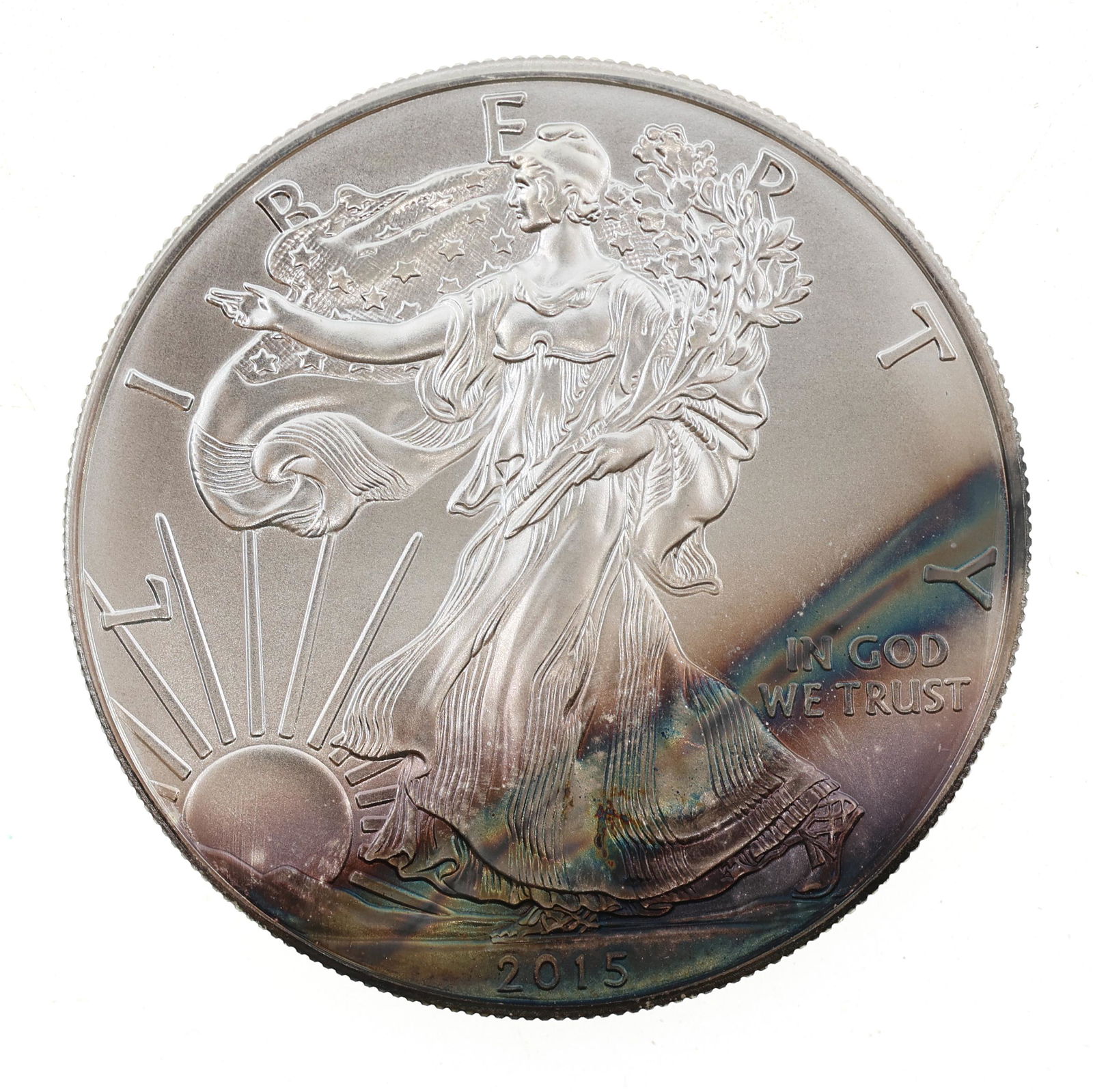 2015 AMERICAN EAGLE 1 OZ .999 FINE SILVER COIN (1 of 2)