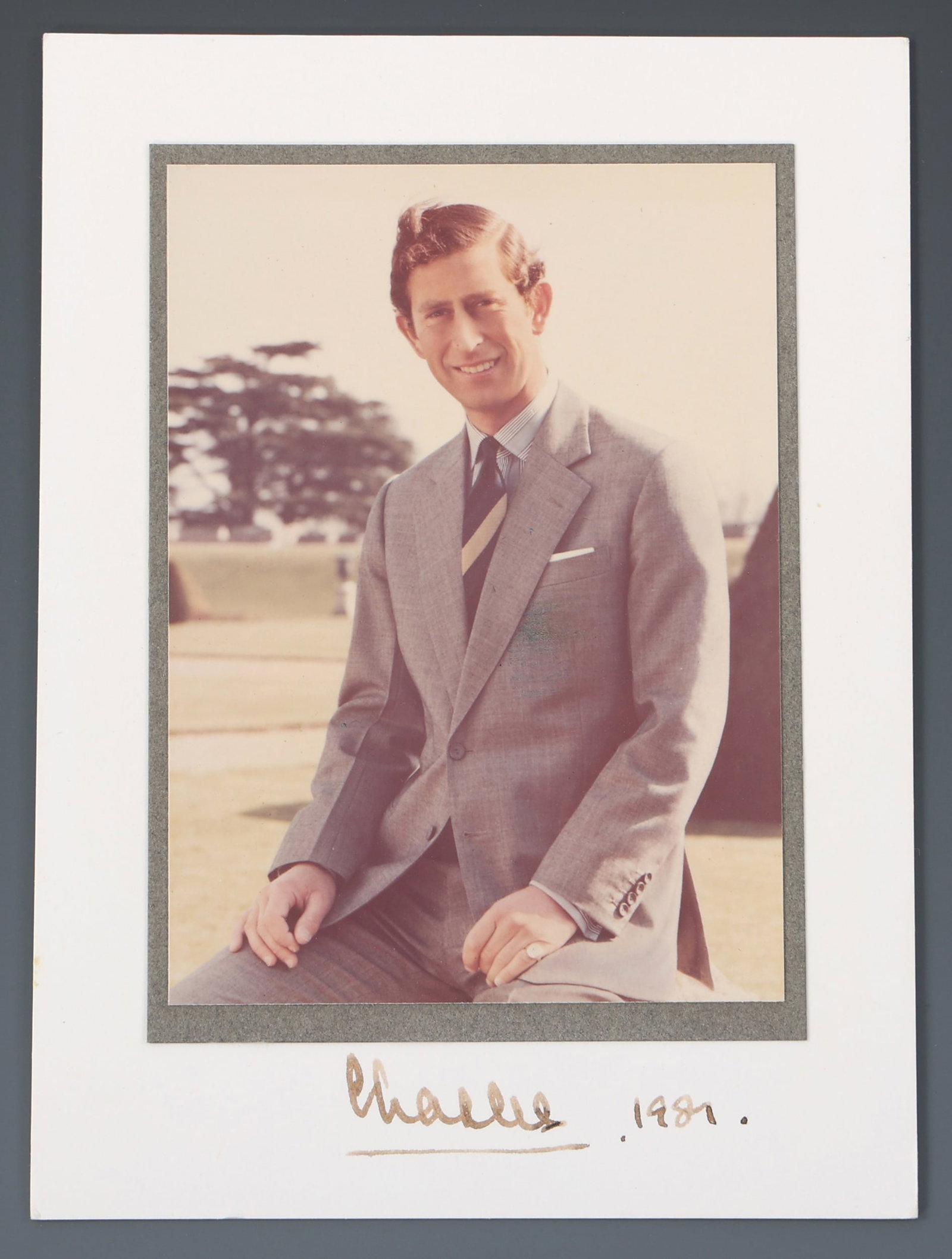 1981 KING CHARLES III SIGNED PHOTO (1 of 3)