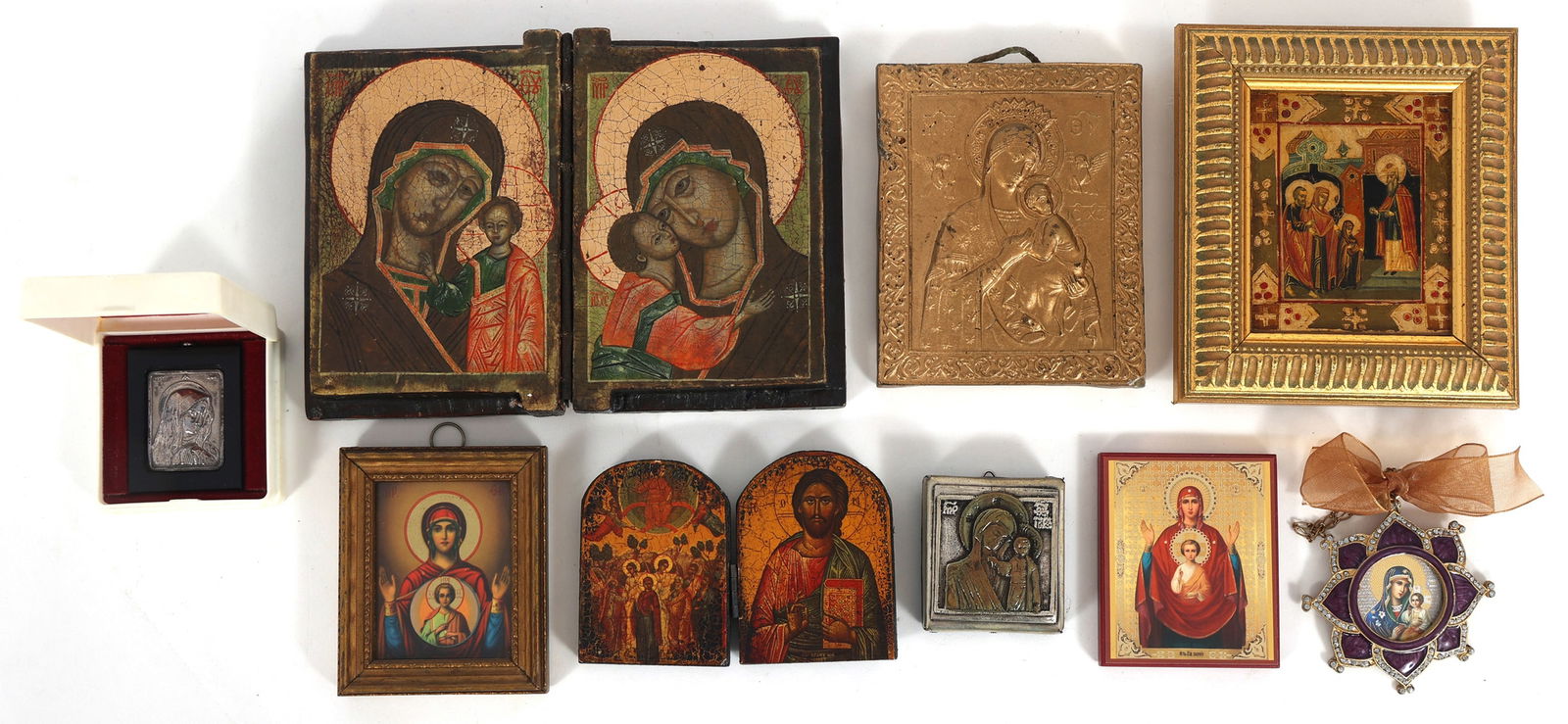 CONTEMPORARY RUSSIAN ORTHODOX ICON MINIATURES (1 of 4)
