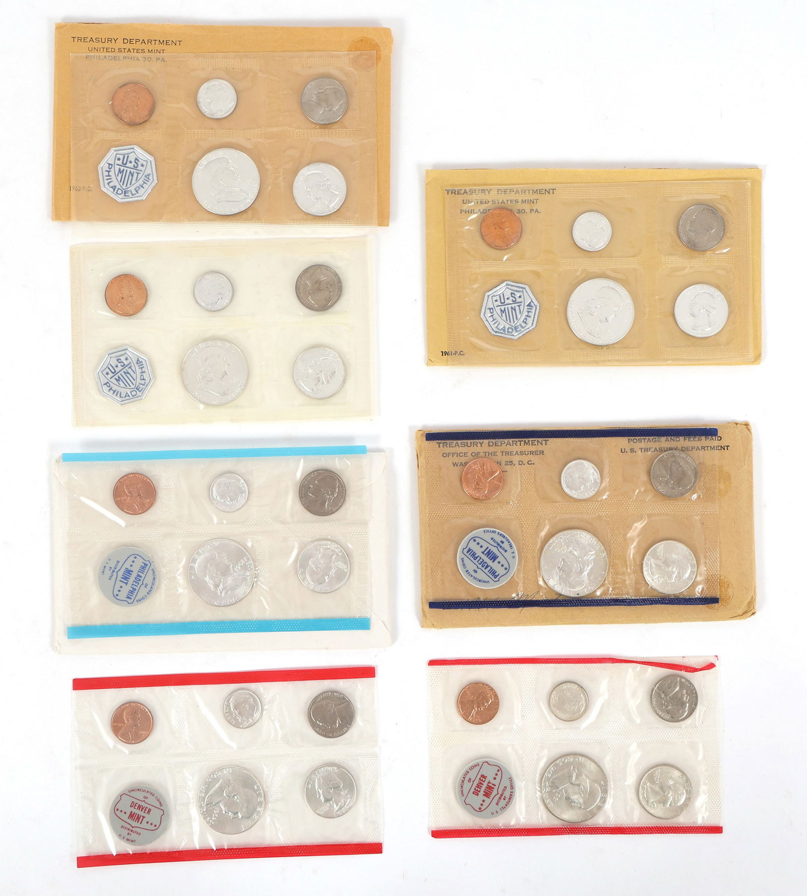 1961-1962 UNITED STATES SILVER MINT SETS (1 of 5)