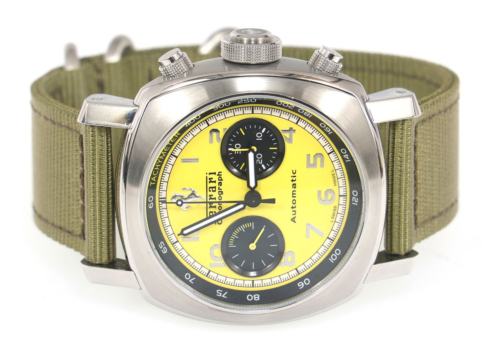PANERAI FERRARI CHRONOGRAPH STAINLESS STEEL WRISTWATCH (1 of 6)