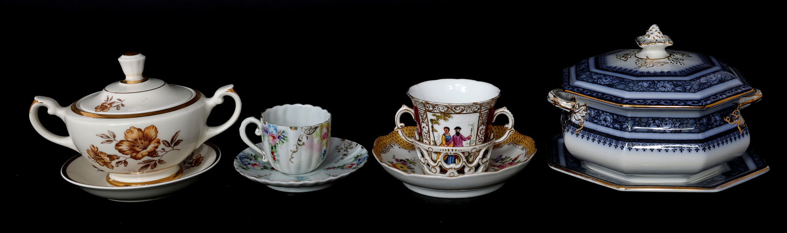 PORCELAIN SERVING PIECES & TEA CUPS (1 of 20)