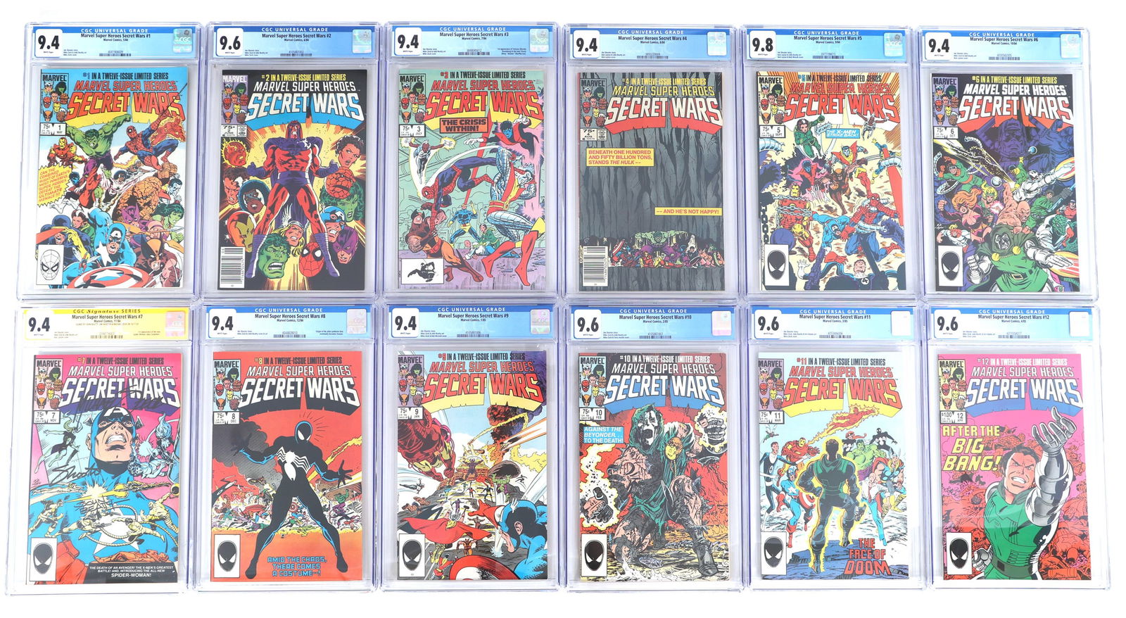 MARVEL SECRET WARS LIMITED SERIES COMIC BOOKS #1-12 (1 of 9)