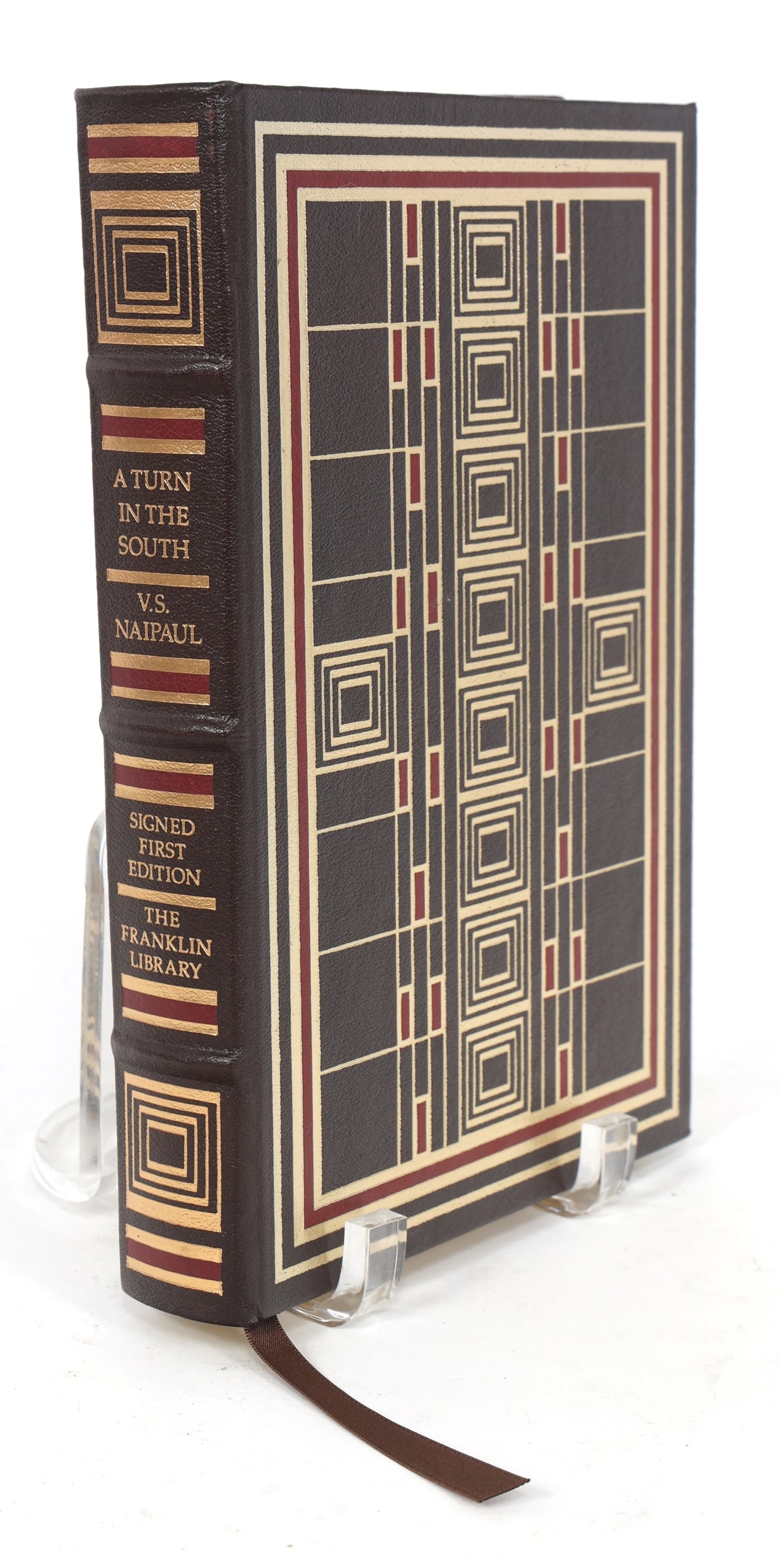 NAIPAUL TURN IN THE SOUTH FRANKLIN LIBRARY SIGNED BOOK (1 of 10)