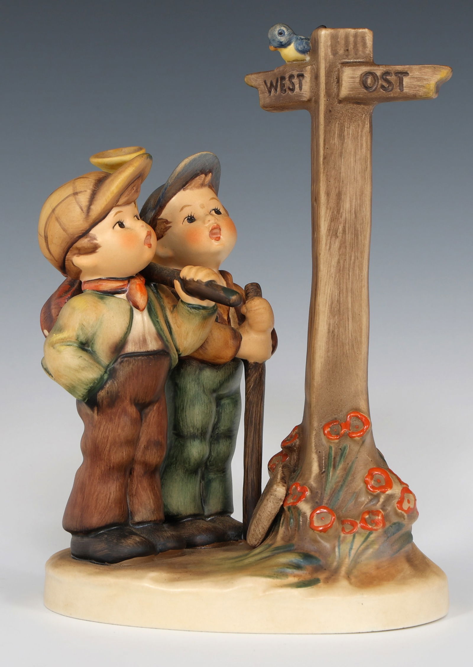GOEBEL HUMMEL PORCELAIN CROSSROADS #331 FIGURINE TMK7 (1 of 6)