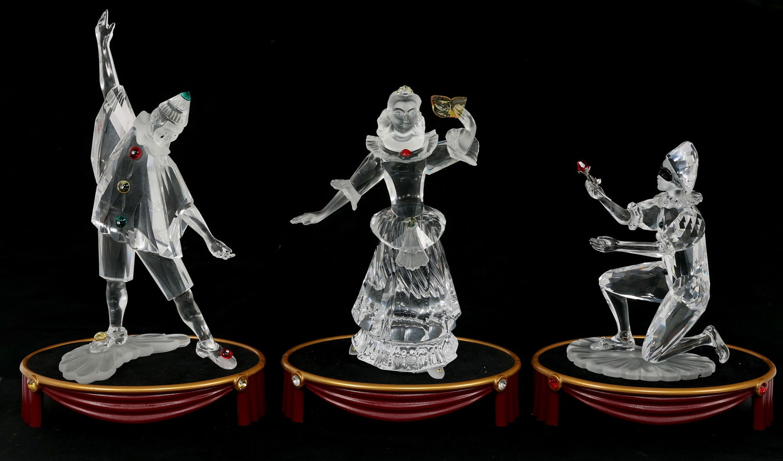 SWAROVSKI CRYSTAL 1999-2001 MASQUERADE FIGURINES (1 of 7)