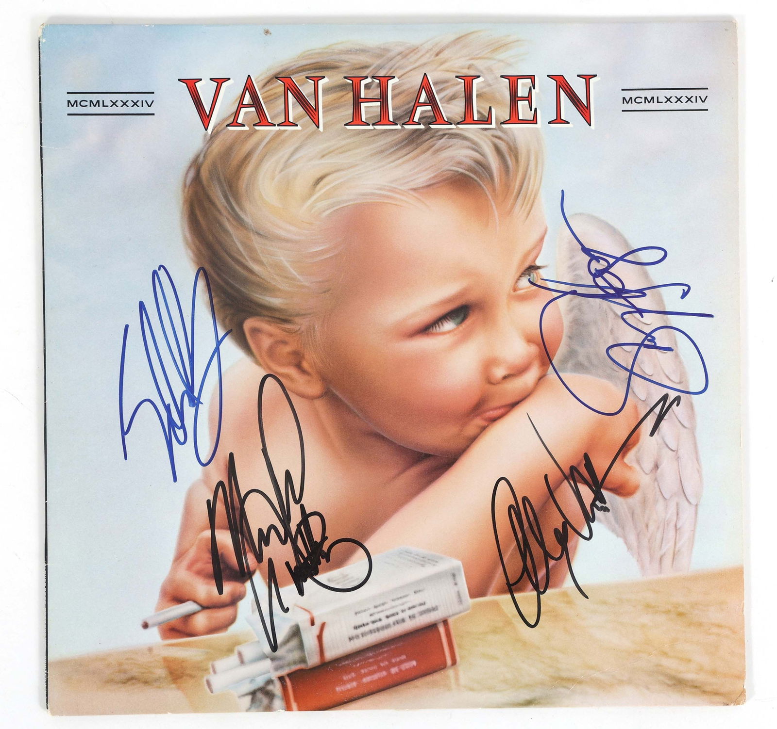 VAN HALEN 1984 SIGNED VINYL LP ALBUM (1 of 5)