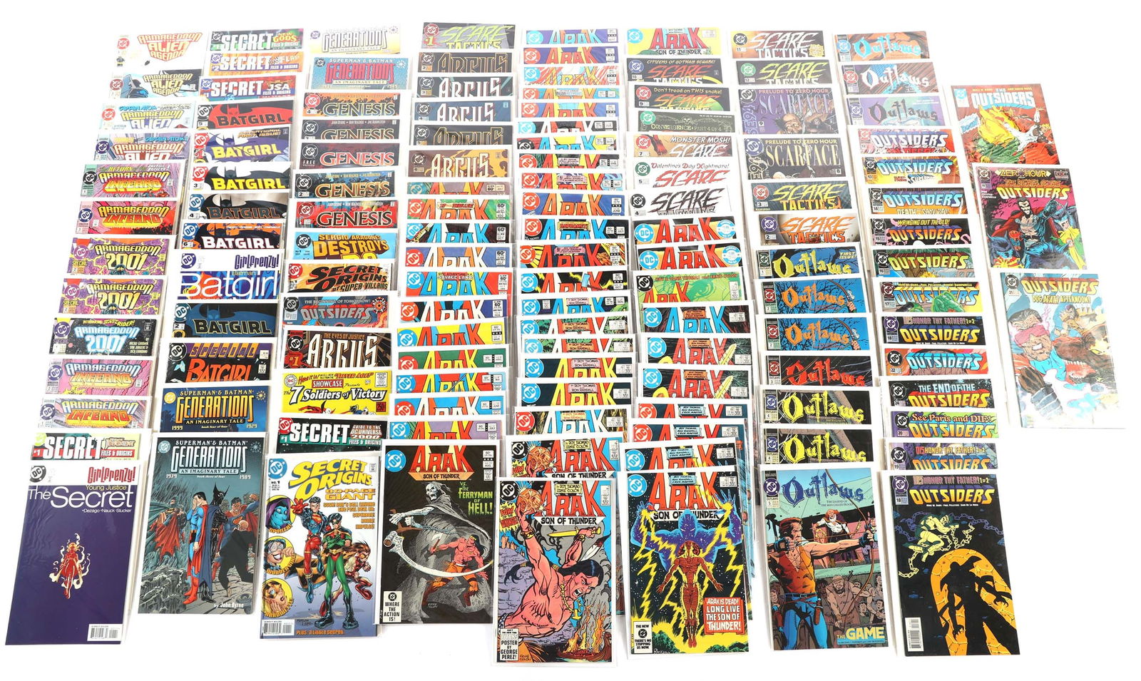 DC ARGUS, OUTSIDERS, ARAK, GENESIS COMIC BOOKS (1 of 6)