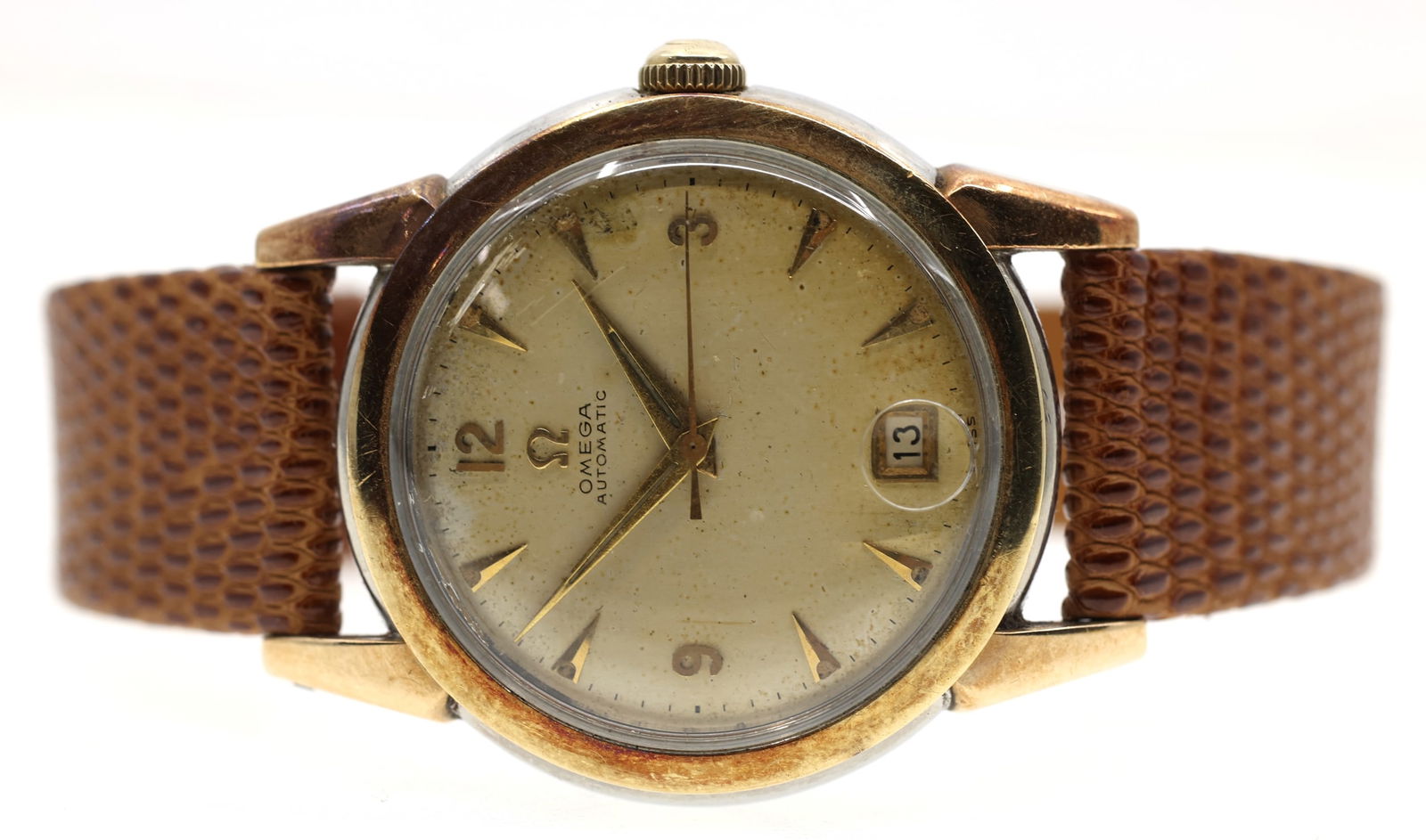 MEN'S 1950 OMEGA AUTOMATIC STAINLESS STEEL WRISTWATCH (1 of 8)