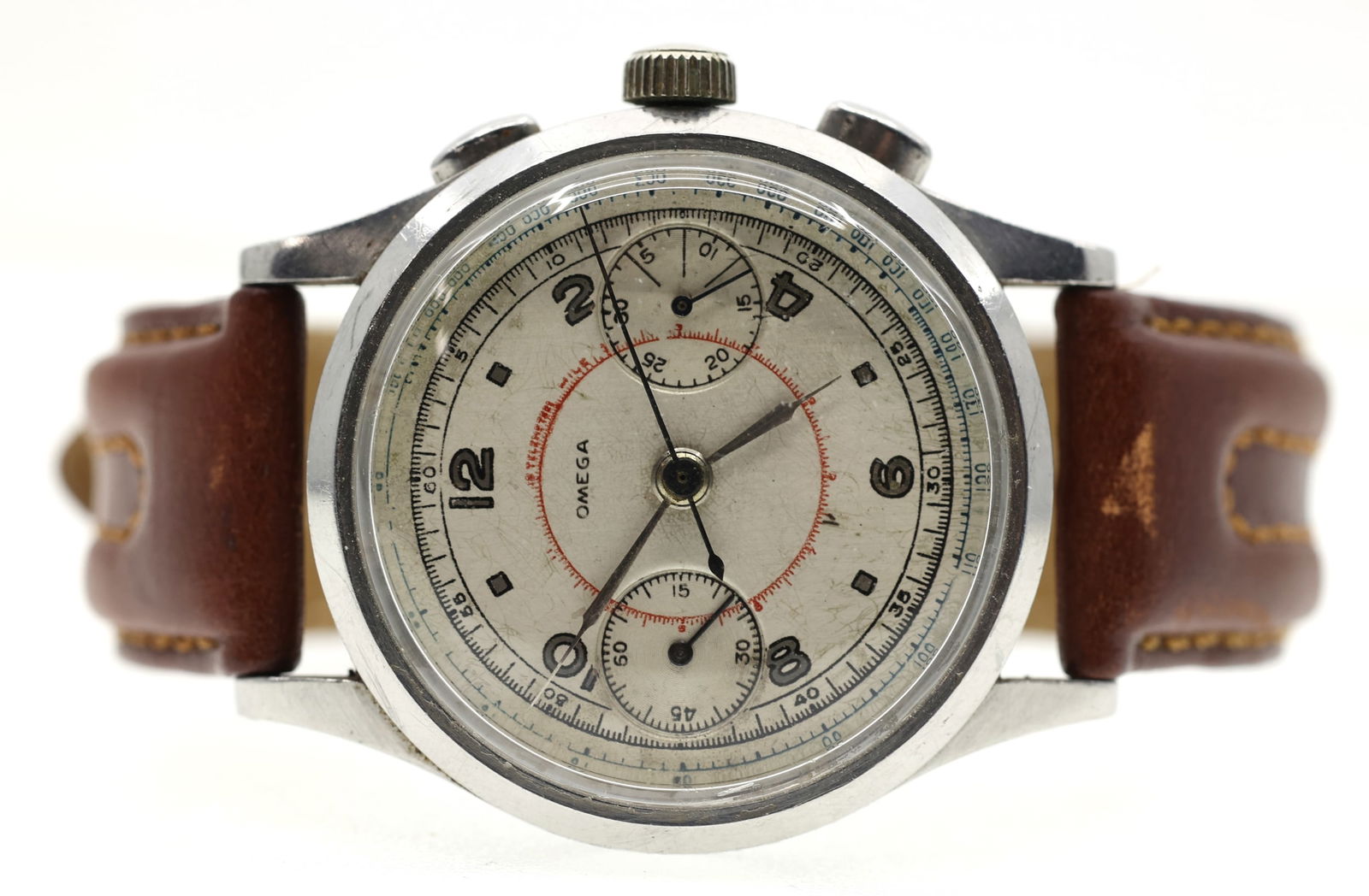 MEN'S 1944 OMEGA CHRONOGRAPH MECHANICAL WRISTWATCH (1 of 6)