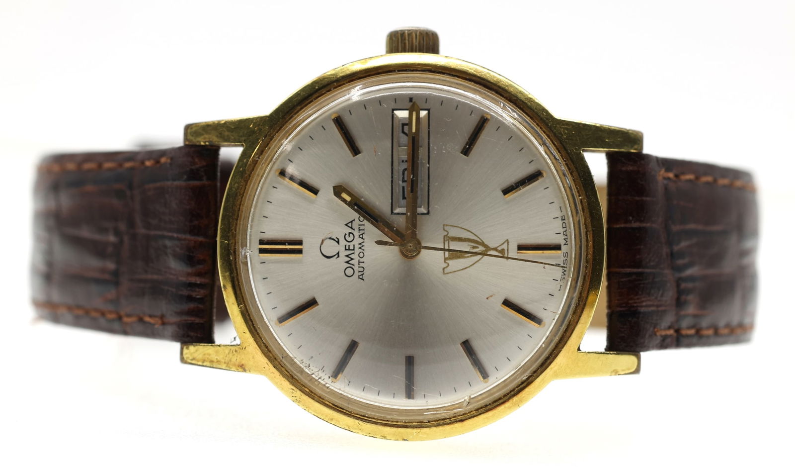 MEN'S 1973 OMEGA AUTOMATIC STAINLESS STEEL WRISTWATCH (1 of 8)