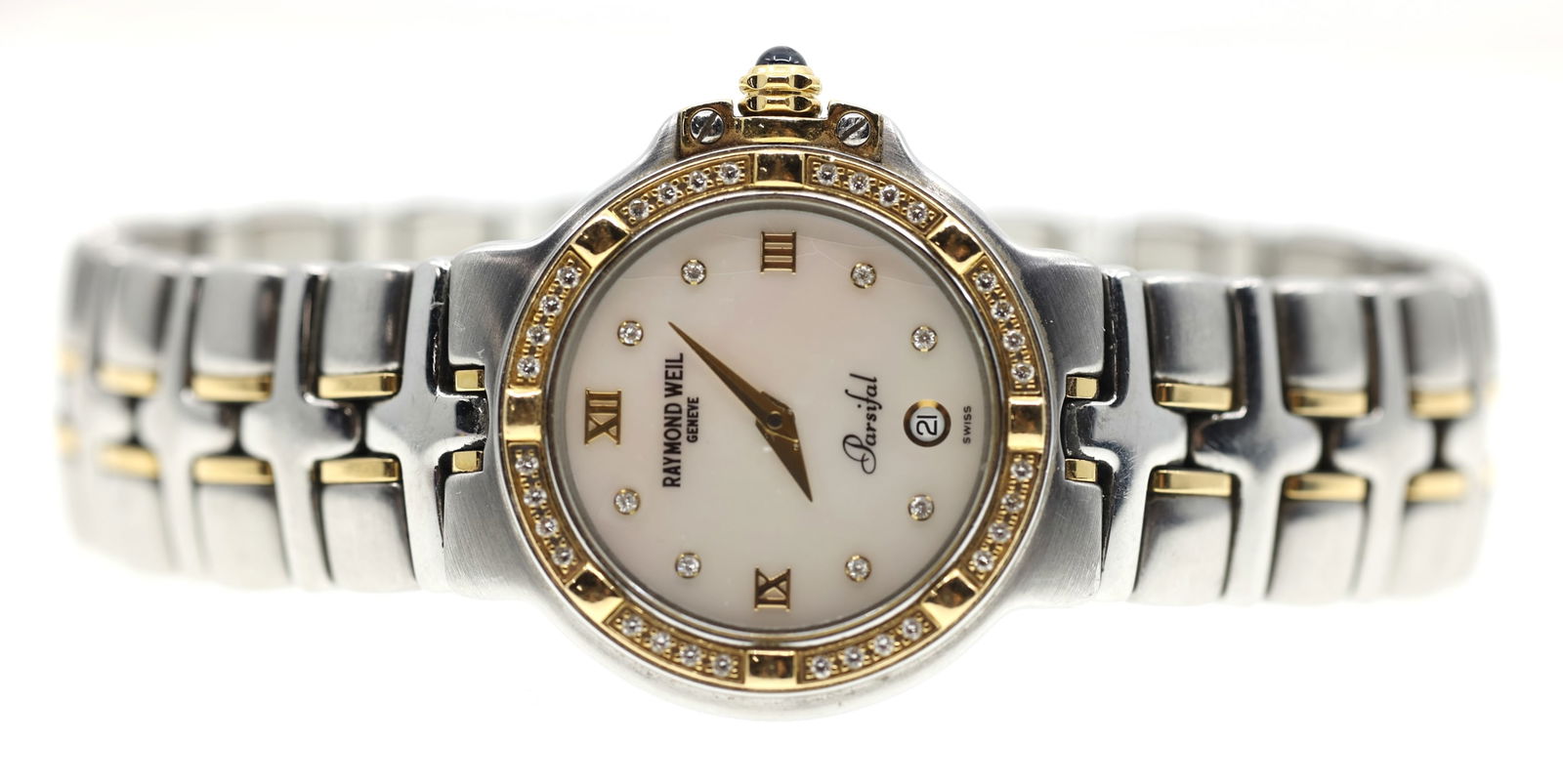 LADIES RAYMOND WEIL PARSIFAL 9990 ELECTRICAL WRISTWATCH (1 of 6)