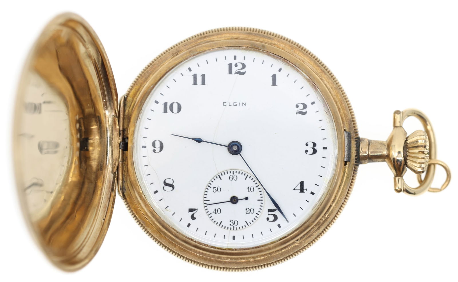 MEN'S ELGIN GOLD-FILLED HUNTING CASE POCKET WATCH (1 of 5)