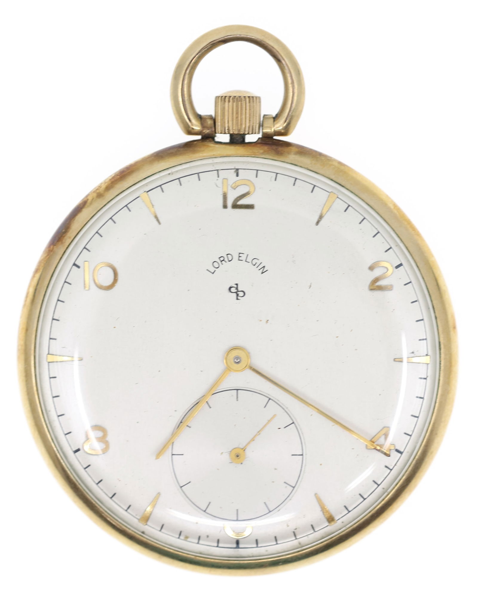 LORD ELGIN GOLD-FILLED CASE POCKET WATCH (1 of 4)