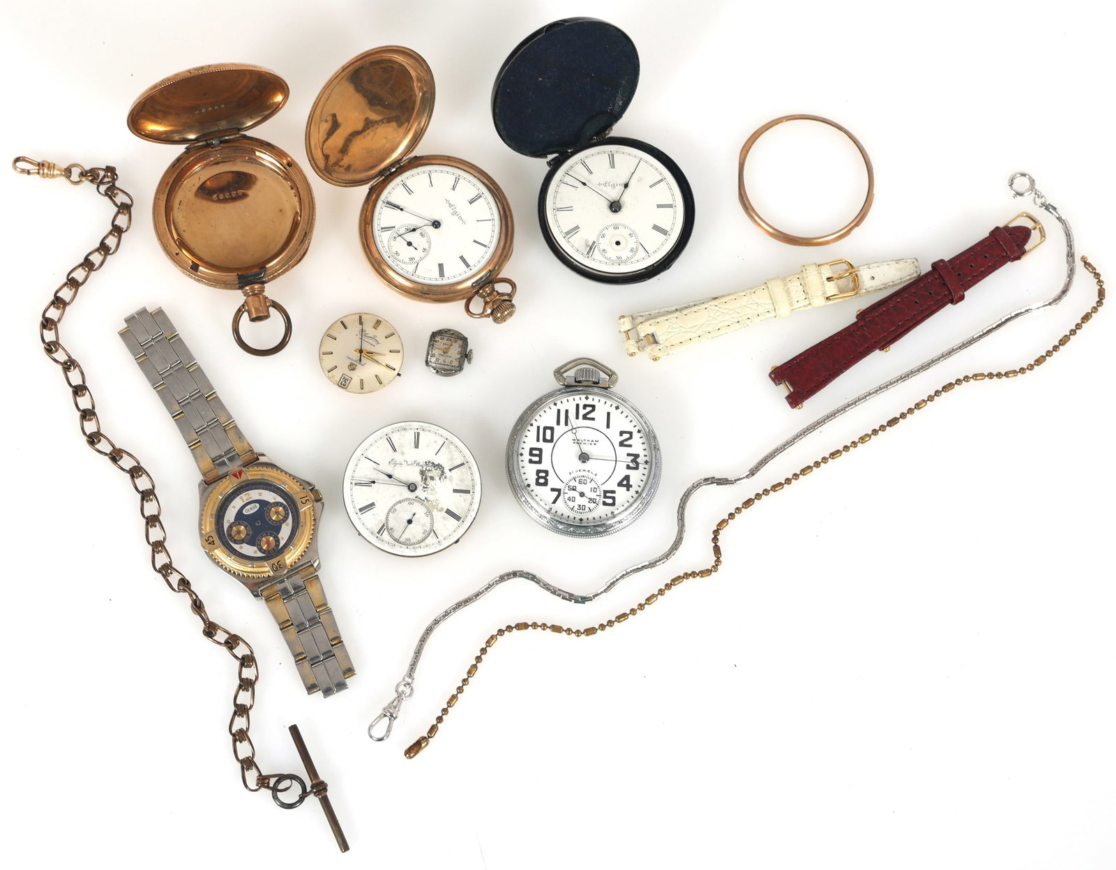 POCKET WATCHES & ACCESSORIES FOR PARTS OR REPAIRS (1 of 5)