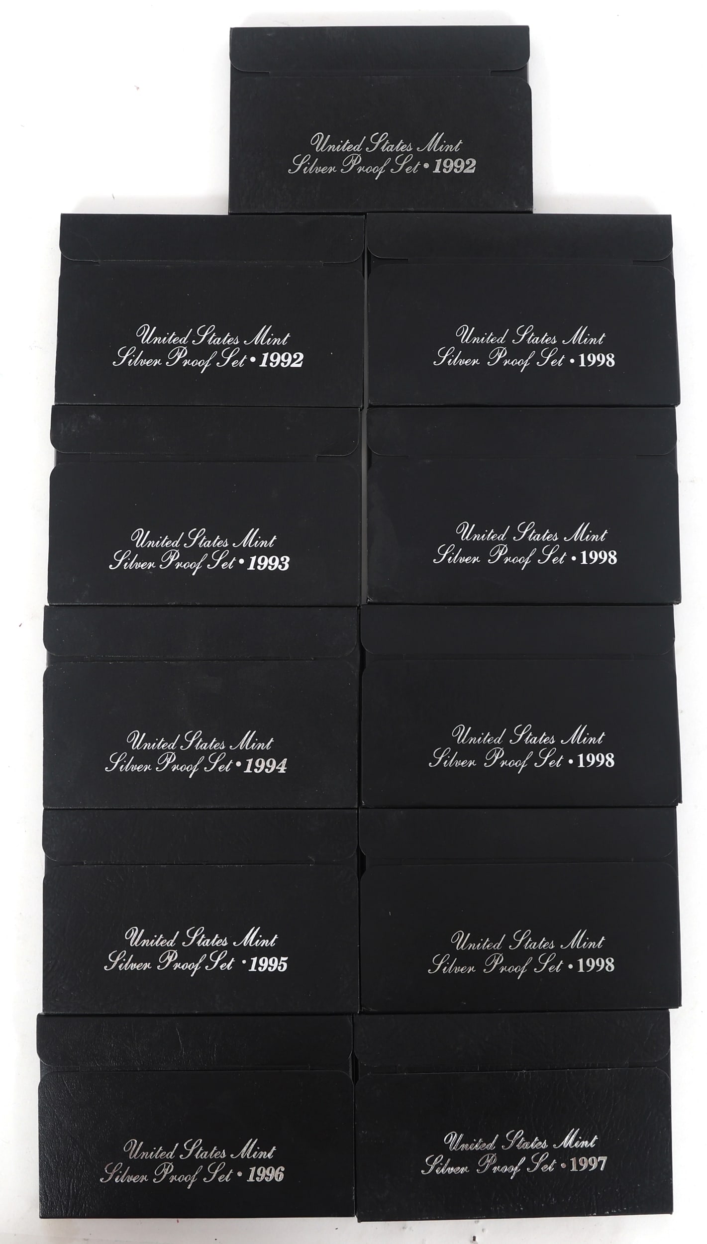 1992-1998 US MINT SILVER PROOF SETS (1 of 2)