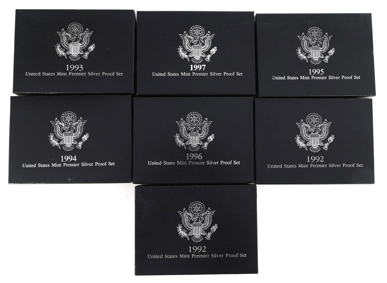 1992-1996 US MINT PREMIER SILVER PROOF SETS (1 of 2)