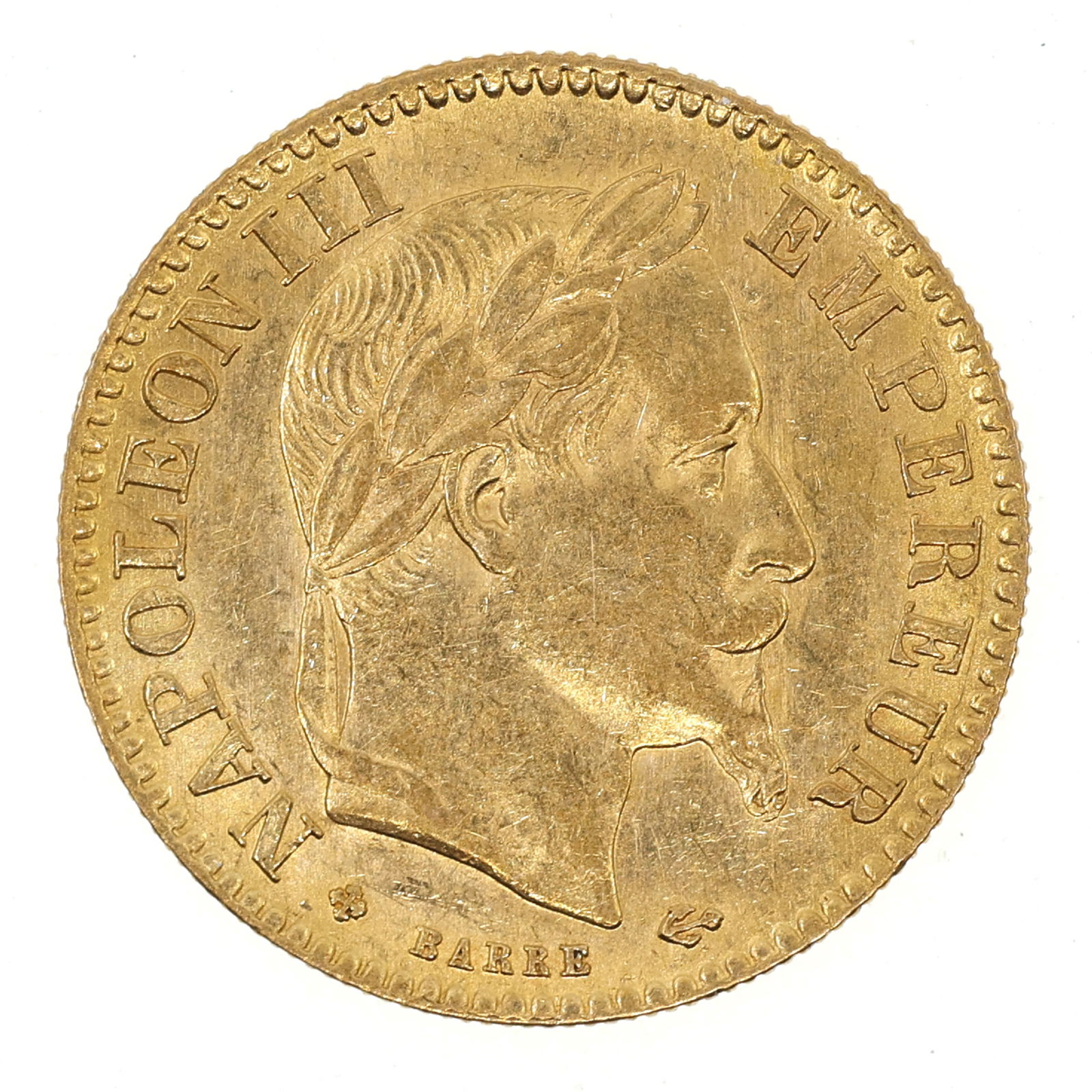 1864 FRENCH 10 FRANCS KM# 800.2 GOLD COIN (1 of 2)