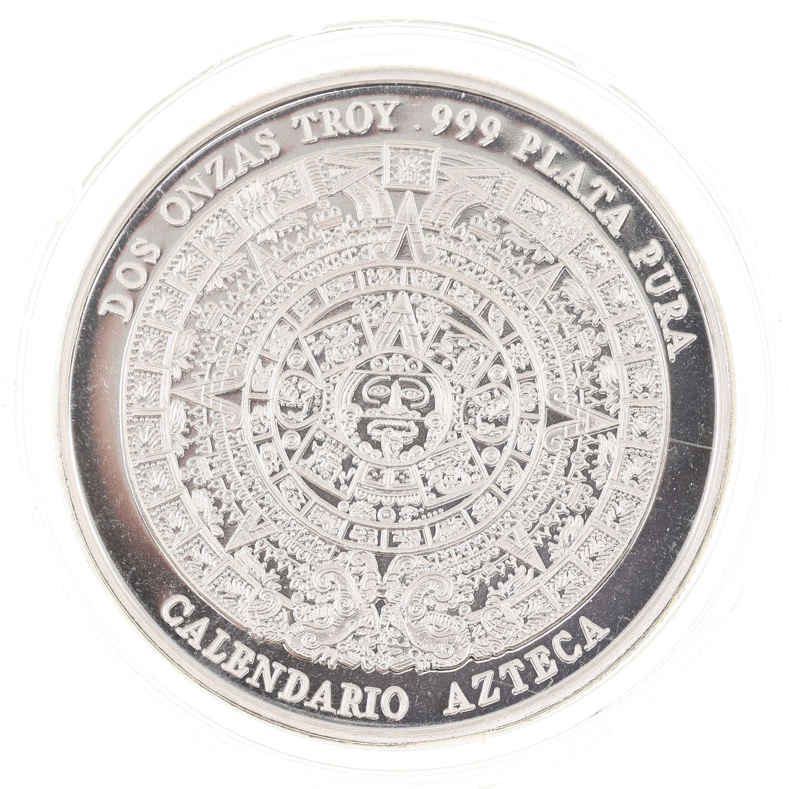 PANCHO VILLA DOS ONZAS 2 TROY OZ .999 SILVER PROOF COIN (1 of 2)