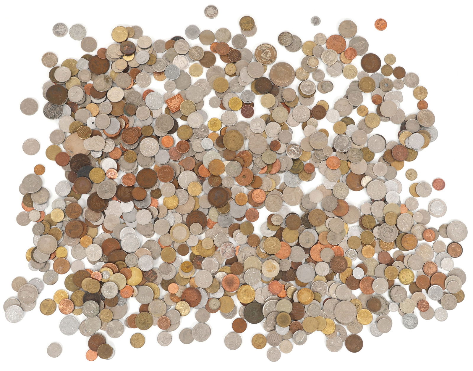 WORLD COINS BONANZA LOT - 11 LBS (1 of 10)